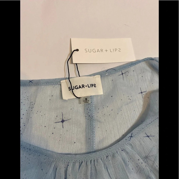 NWT Sugarlips Blue Dress Sz S - Picture 7 of 9